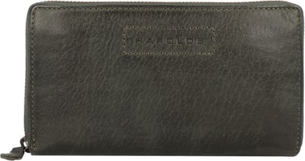 Harold's Onderzeeër Portemonnee Leer 18,5 cm - Dames - Horizontaal - grün