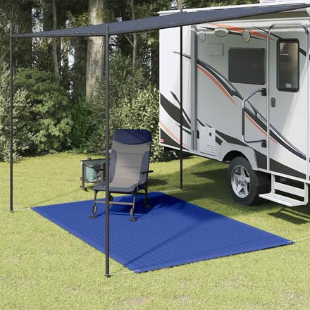 vidaXL - Tenttapijt - 250x200 - cm - HDPE - blauw