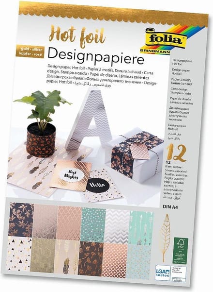 Folia A4 Blok Design papier 165 g/m2 Hot Foil