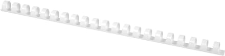 Q-CONNECT bindrug 14mm 21 rings 100 stuks wit