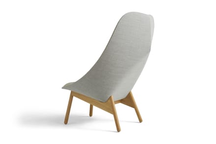 HAY Uchiwa Fauteuil - Flamiber Light Grey J7/Remix 123 - lak op waterbasis
