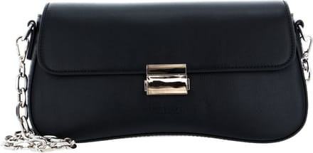 SEIDENFELT MANUFAKTUR Schoudertas Bettna Shoulder Bag Black Zwart