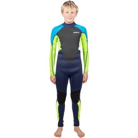 Volledige combinatie met lange mouwen kind GUL Response Flatlock 3/2 Back-Zip