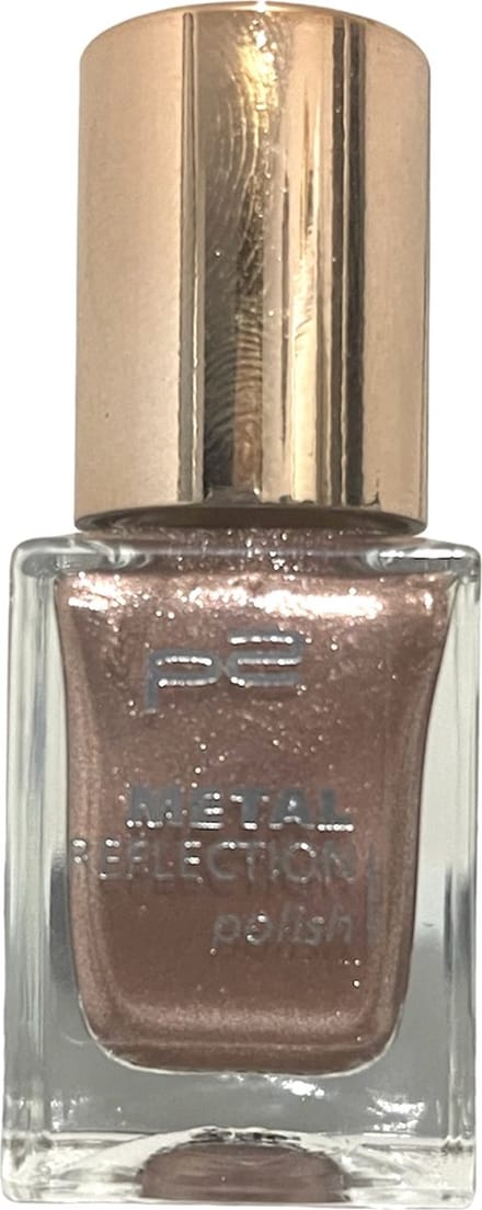 P2 Cosmetics EU Metal Reflection Nagellak 110 Nude Salsa 10ml bruin-mitaal