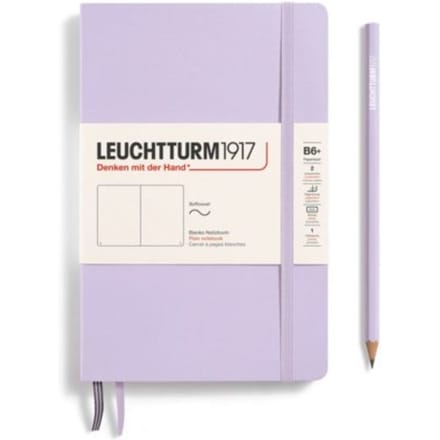 Leuchtturm1917 notitieboek, softcover, paperback (b6+), blanco, lila