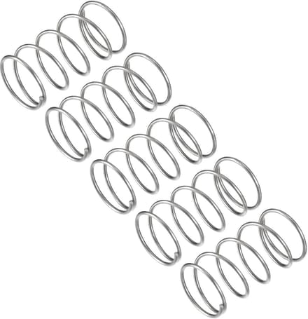 Set van 5 Drukveren RVS 304 - 25x45mm Compressieveren