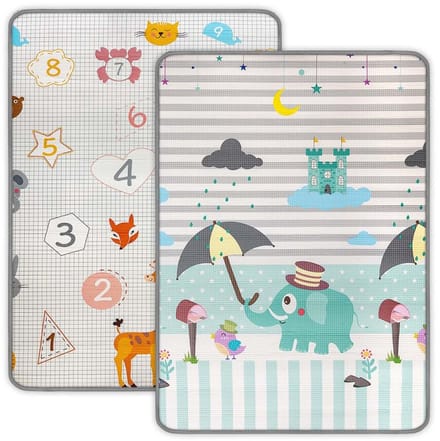 Milly Mally dubbelzijdige speelmat 178x120 cm - Speelkleed