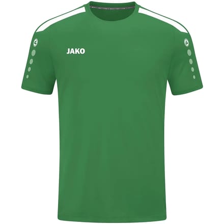 Jako Power Shirt Korte Mouw Kinderen - Groen | Maat: 152