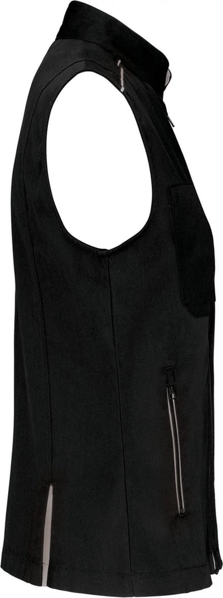 WK. Designed To Work Damesgilet Day To Day WK6149 - BLACK / SILVER - XL