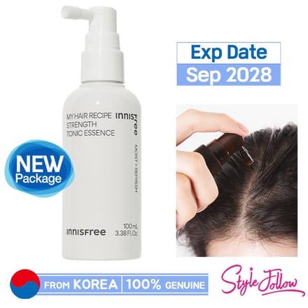 Innisfree My Hair Recipe Essence tonique fortifiante 100 ml 1pc + Sample Gifts white