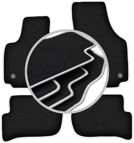 CARLUX-SILVER automatten voor: Seat Toledo III minivan (2004-2012)