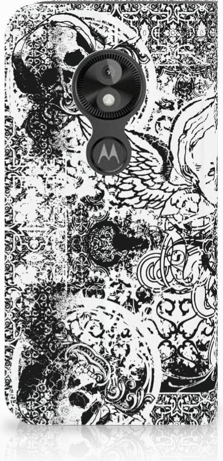 Mobiel BookCase Motorola Moto E5 Play Skulls Angel