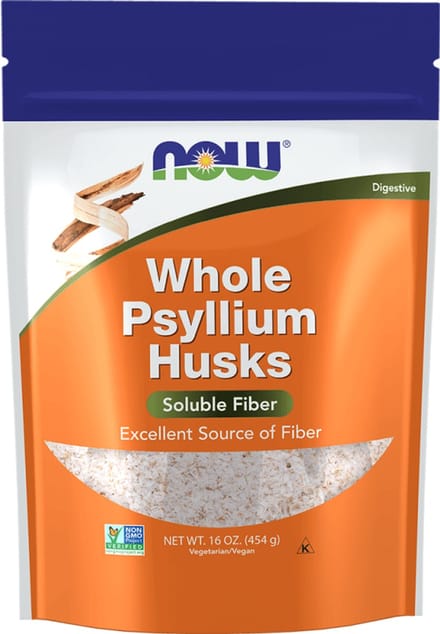Now Foods Whole Psyllium Husks (454g) Unflavoured - Functionele voeding - Supervoeding