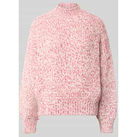 Gebreide pullover met opstaande kraag
