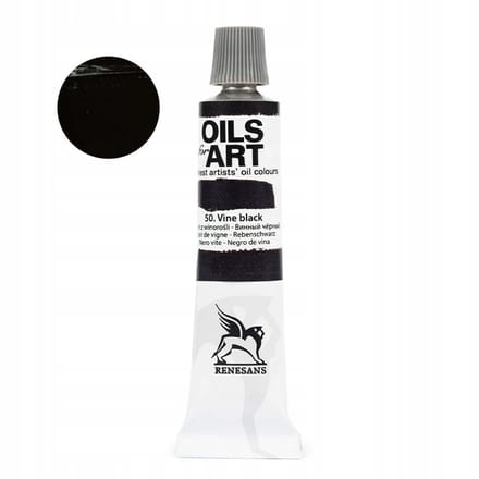 Olieverf Olej voor Kunst 20ml - Zwart