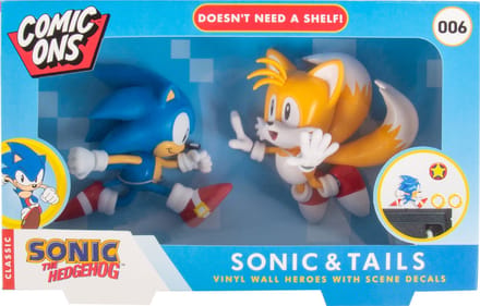 Fizz Creations Sonic The Hedgehog - Comic On´s Sonic and Miles Tails Prower Muurdecoratie - Multicolours