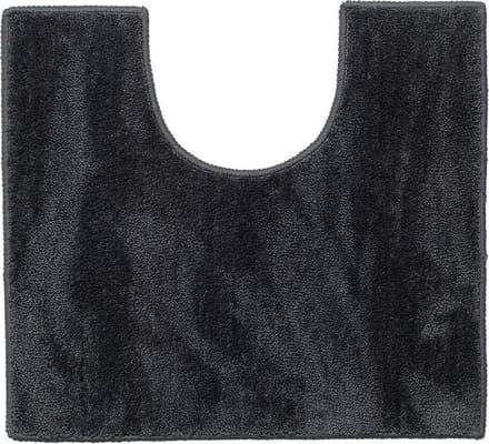 Sealskin Toiletmat Doux - Polyester - Met Antislip - Donkergrijs