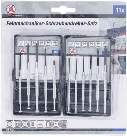 BGS Horlogemaker schroevendraaierset 11 delig