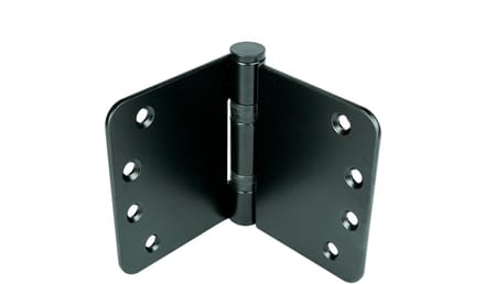 Wovar Kantelaafscharnier Zwart 89 x 125 mm Afgerond | Per Stuk