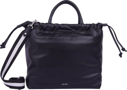 JOOP! Leren Handtas Schoudertas Brezza Esra Handbag Black Zwart