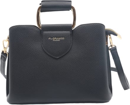 Flora&Co - Paris - Handtas/schoudertas - lange riem - zwart
