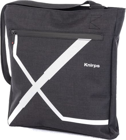 Knirps schoudertas Crossover Bag Black zwart grijs