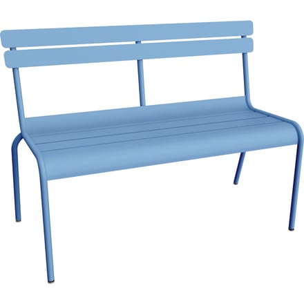 Fermob LUXEMBOURG tuinbank met rugleuning - E1 Maya blauw