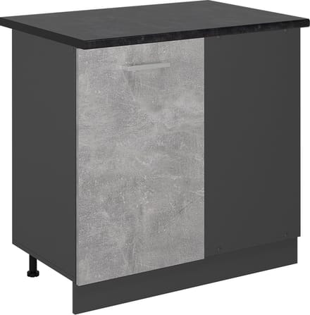 Vicco R-Line Hoekkast – 86 cm, WB Antraciet Beton