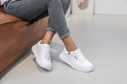 Sneakers Dames W02 Sneakers Wit-Maat-36