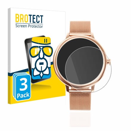 Screenprotector 3 Stuks voor Naixues Smartwatch CF80 1.08" Beschermglas transparant
