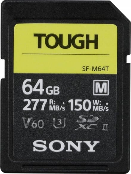 Sony 64GB SD Tough UHS-II 277Mb/s