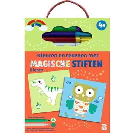 Kleuren En Tekenen Met Magische Stiften: Dieren