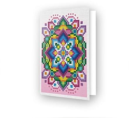 Diamond Dotz Pink Star wenskaart DDG.024