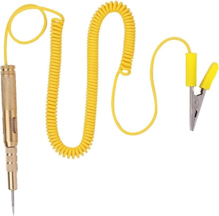 Spanningstester Voor Auto Circuits - DC 6V/12V/24V Testpen met Krokodillenklem