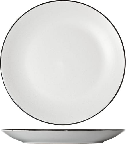 Cosy & Trendy Dinerbord Speckle Wit ø 27 cm