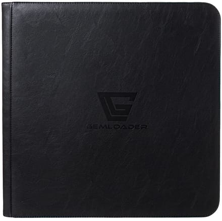 Gemloader Premium Traditional sleeved collectors binder, Trading kaarten verzamelmap [480 pockets 3X4] Zwart