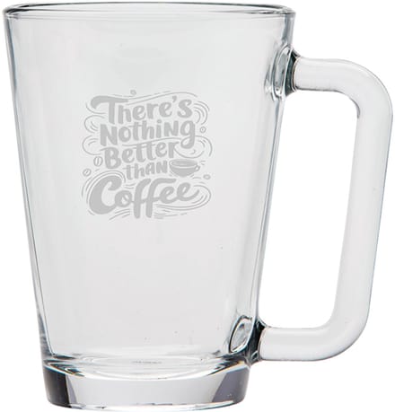 Gegraveerde Koffieglas 26cl There is nothing better than coffee
