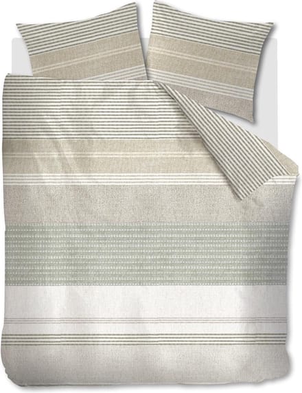 Ariadne at Home Stitches dekbedovertrek - Eenpersoons - 140x200/220 - Geel