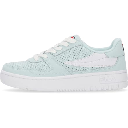 Fxventuno Perfo Low Wmn lage damesschoen van blauw glas