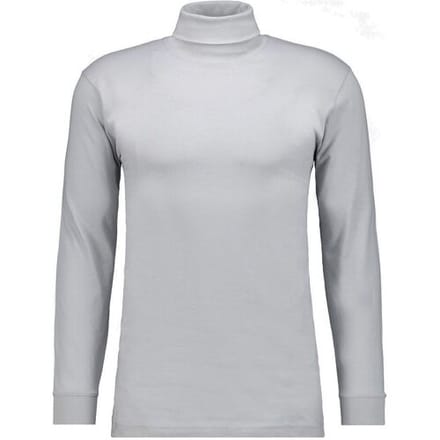 Ragman Long Sleeve Uni Col T-Shirt Single Jersey Silver / male