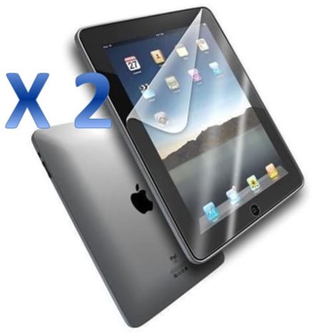 iPad 2 / iPad 3 / iPad 4 - 2 stuks Beschermende kunststoffen Plastic screenprotector transparante plastic schermfolie voor tablets