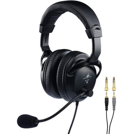 Headset Zangmicrofoon Monacor BH-009 Zendmethode:Kabelgebonden Incl. windkap