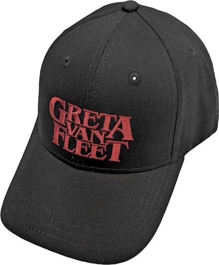 Greta Van Fleet - Red Logo Snapback Pet - Zwart