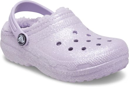 Crocs Classic Glitter Lined Kid Klomp lavender