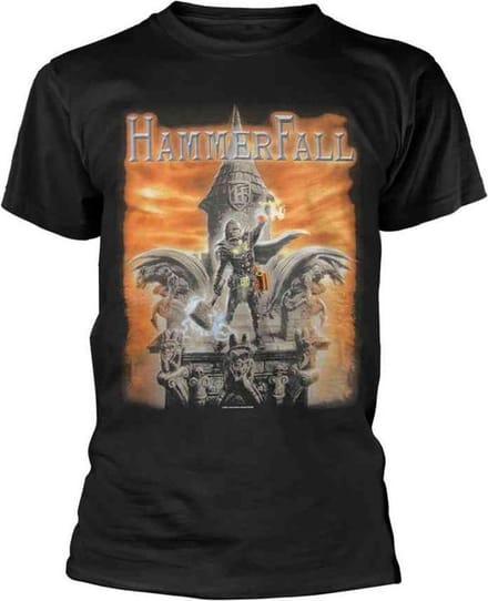 HammerFall Heren Tshirt -M- Built To Last Zwart