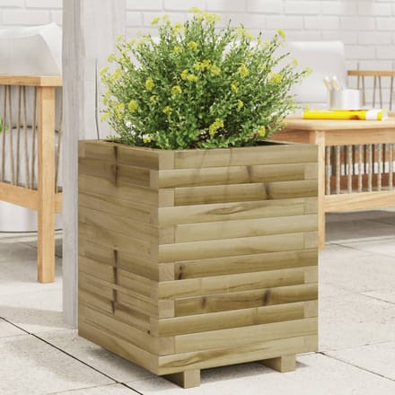 vidaXL - Plantenbak - 40x40x49,5 - cm - geïmpregneerd - grenenhout
