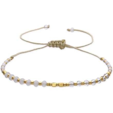 Bracelet - Luxenter - Anlako - Cristal noir - finition or jaune 18k - Style boho noir