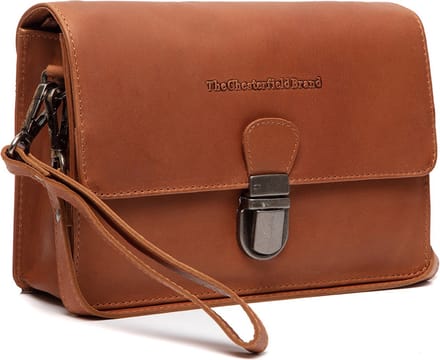 The Chesterfield Brand Kleine Schoudertas Dames - Leer - Waxed Pull Up - Cognac