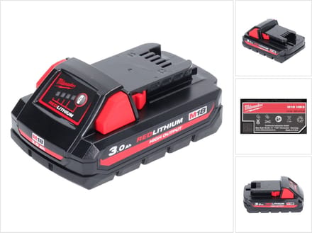 Milwaukee M18 HB3 Accu 18V 3.0Ah Li-Ion M18™ High Output™ - 4932471069