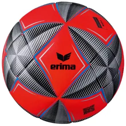 Erima Senzor-Star Match Fluo (Size 5) Wedstrijdbal - Zwart / Fluorood | Maat: 5